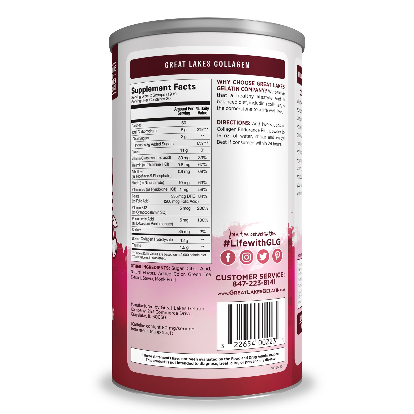 20 oz. Collagen Endurance Plus