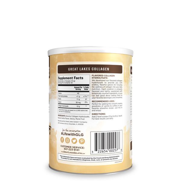 10 oz. Vanilla Collagen Hydrolysate