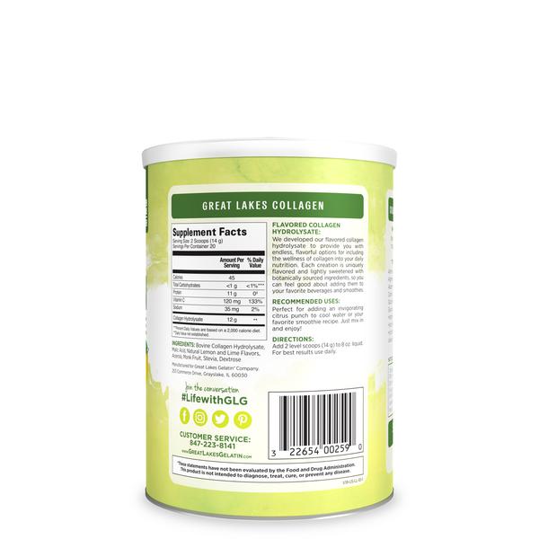 10 oz. Lemon + Lime Collagen Hydrolysate